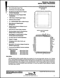 Click here to download TMS320C25FNL50 Datasheet