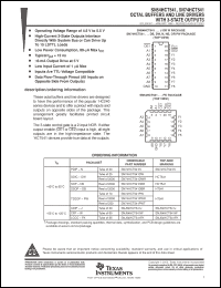 Click here to download SN74HCT541PWTG4 Datasheet