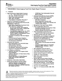 Click here to download TMS320DM642AZNZA6 Datasheet