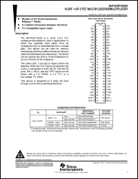 Click here to download SN74CBT16233DLG4 Datasheet