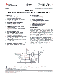 Click here to download PGA116AIPWG4 Datasheet