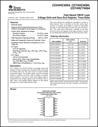 Click here to download CD74HCT4094MG4 Datasheet