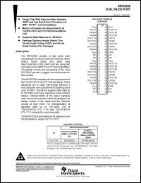 Click here to download SN752232DGG Datasheet