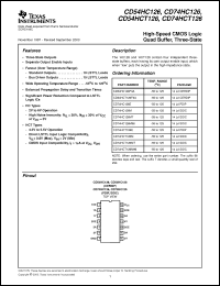 Click here to download CD54HC126_08 Datasheet