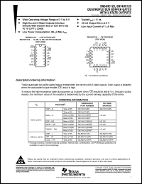 Click here to download SNJ54HC125W Datasheet