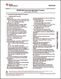 Click here to download TMS320C5504AZCH10 Datasheet