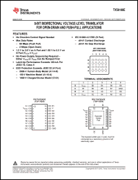 Click here to download TXS0108ERGYR Datasheet