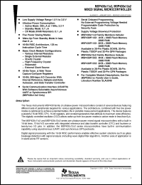 Click here to download MSP430A005IPW Datasheet