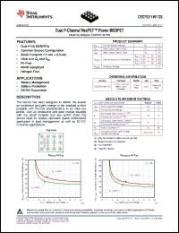 Click here to download CSD75211W1723 Datasheet