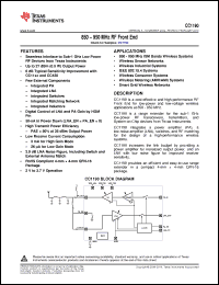 Click here to download CC1190 Datasheet