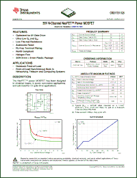 Click here to download CSD17311Q5 Datasheet