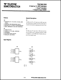 Click here to download TSC363CL Datasheet