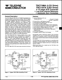 Click here to download TSC7107CKW Datasheet