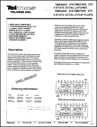 Click here to download TMD74HC374ICE Datasheet