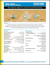 Click here to download RV103YP-4CB15SB100K Datasheet