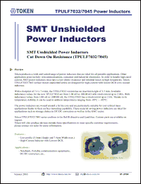 Click here to download TPULF7045-220M Datasheet