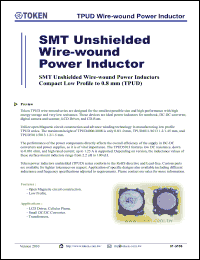 Click here to download TPUD5013-330M Datasheet