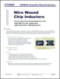 Click here to download TREM322522N103K Datasheet