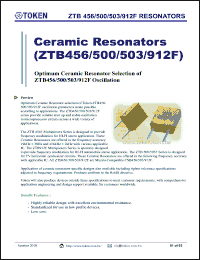 Click here to download ZTB912F101P Datasheet