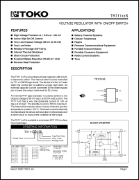 Click here to download TK11139SCL Datasheet