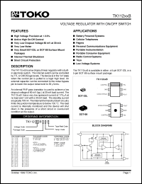 Click here to download TK11219BMCL Datasheet