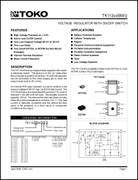 Click here to download TK11322BMIL Datasheet