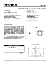 Click here to download TK70001MCB Datasheet