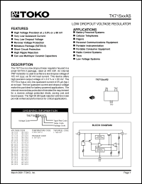Click here to download TK71515ASCL Datasheet