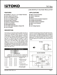 Click here to download TK71618SCLH Datasheet