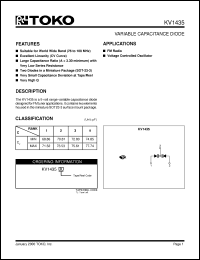 Click here to download KV1435G3 Datasheet