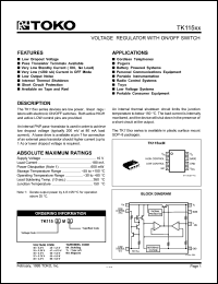 Click here to download TK11580MTL Datasheet