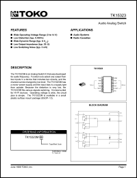 Click here to download TK15323M Datasheet