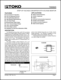 Click here to download TK65025MTL/M25 Datasheet