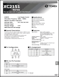 Click here to download XC2151A51 Datasheet