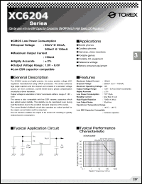 Click here to download XC6204A152ML Datasheet