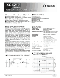 Click here to download XC6217C10AMR Datasheet