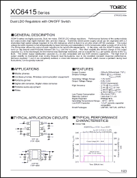 Click here to download XC6415HB01MR Datasheet