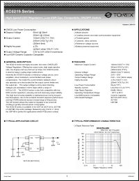 Click here to download XC6219A142DR Datasheet