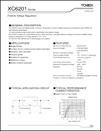 Click here to download XC6201P501DR-G Datasheet