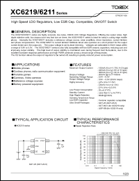 Click here to download XC6211G091ML Datasheet