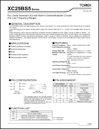 Click here to download XC25BS5001DR Datasheet