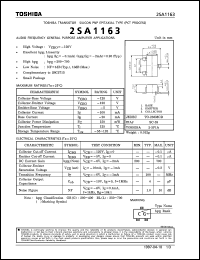 Click here to download 2SA1163 Datasheet