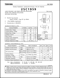 Click here to download 2SC1959 Datasheet