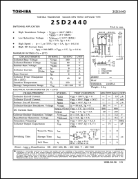 Click here to download 2SD2440 Datasheet