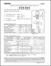 Click here to download 2SK364 Datasheet