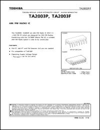 Click here to download TA2003P Datasheet