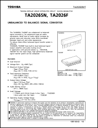 Click here to download TA2026F Datasheet