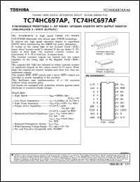 Click here to download TC74HC697AF Datasheet