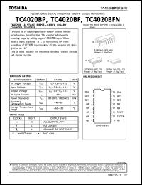 Click here to download TC4020BP Datasheet