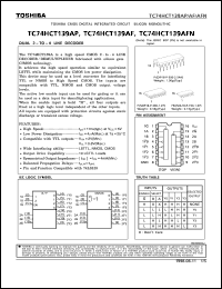 Click here to download TC74HCT139AP Datasheet